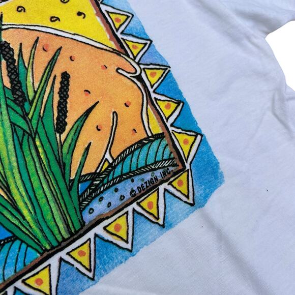 Vintage Y2K Environment 2000 Single Stitch T-Shirt Africa Hippo NWT size Large - Picture 4 of 8